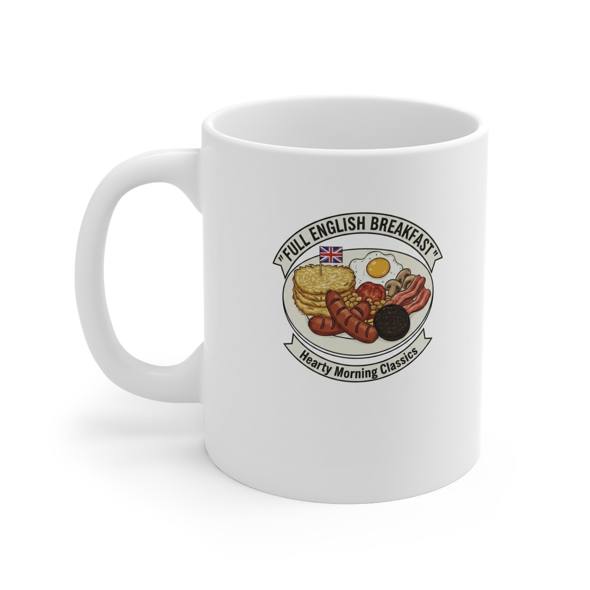 11oz White Mug – English Breakfast